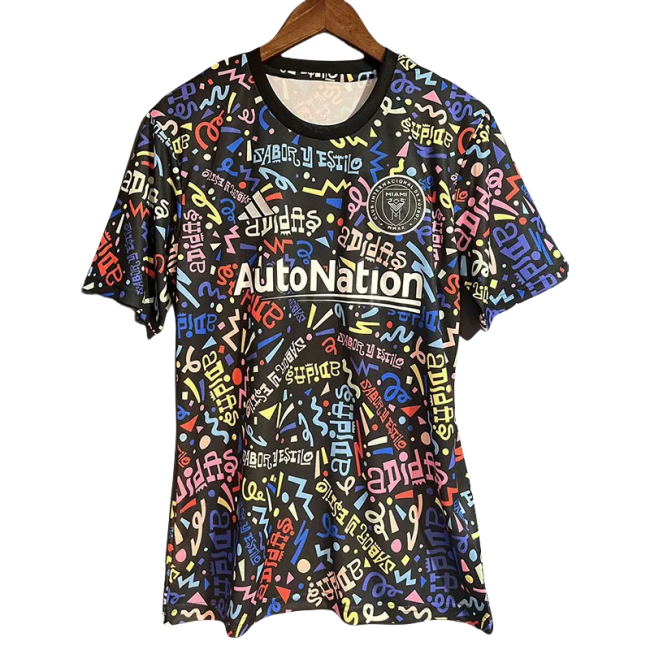 23-24 Inter Miami Blue Black Training Shirts