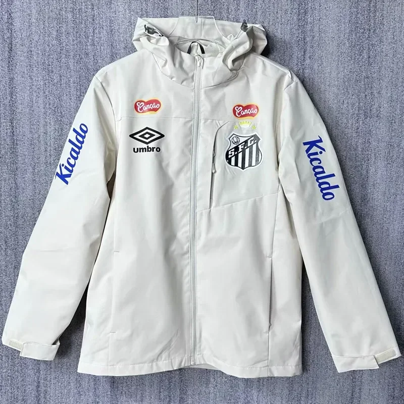 24-25 Santos FC White Windbreaker