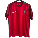 2016 Portugal Home Retro Soccer Jersey