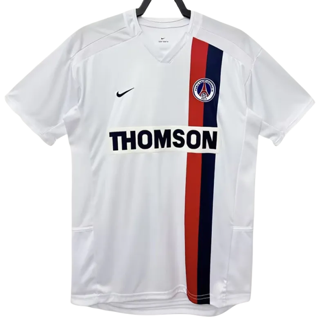 2002-2003 PSG Paris Away White Retro Soccer Jersey
