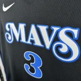 23-24 Dallas Mavericks DAVIS #3 Black City Edition Top Quality Hot Pressing NBA Jersey