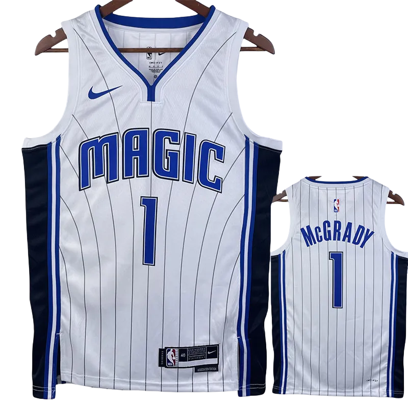 22-23 Magic McGRADY #1 White Top Quality Hot Pressing NBA Jersey