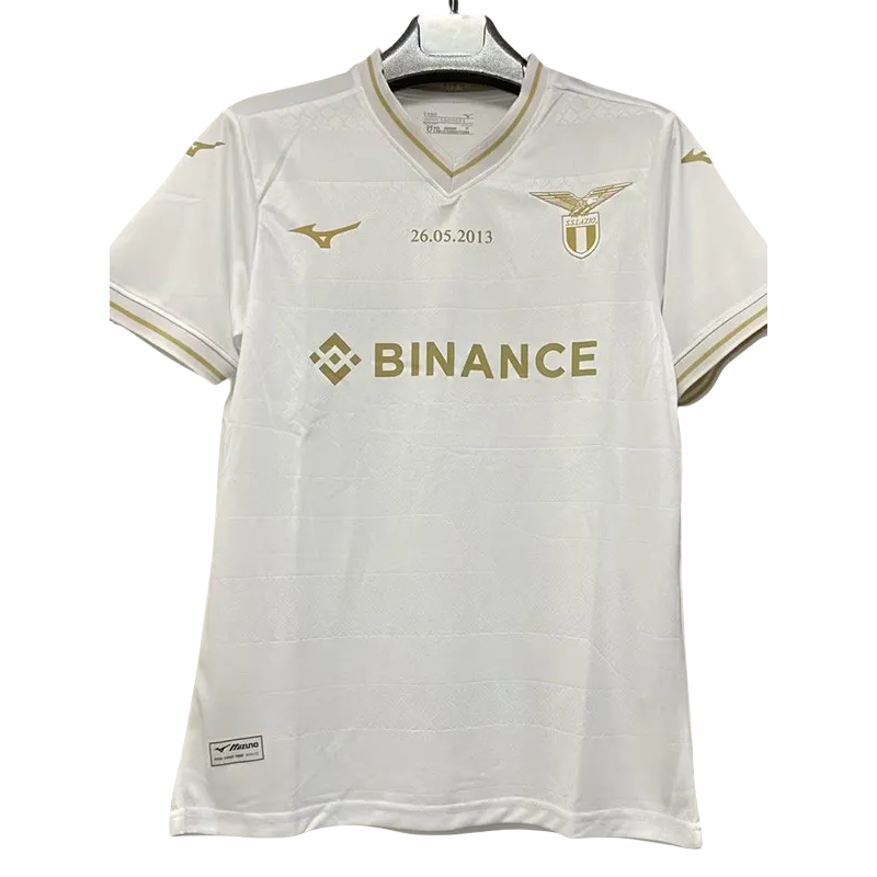 2023 Lazio White Coppa Italia 10th Anniversary Fans Soccer Jersey