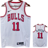 22-23 BULLS DEROZAN #11 White Top Quality Hot Pressing NBA Jersey