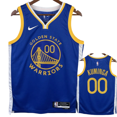 22-23 WARRIORS KUMINGA #00 Blue Top Quality Hot Pressing NBA Jersey