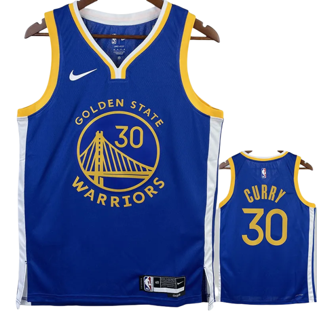 22-23 WARRIORS CURRY #30 Blue Top Quality Hot Pressing NBA Jersey