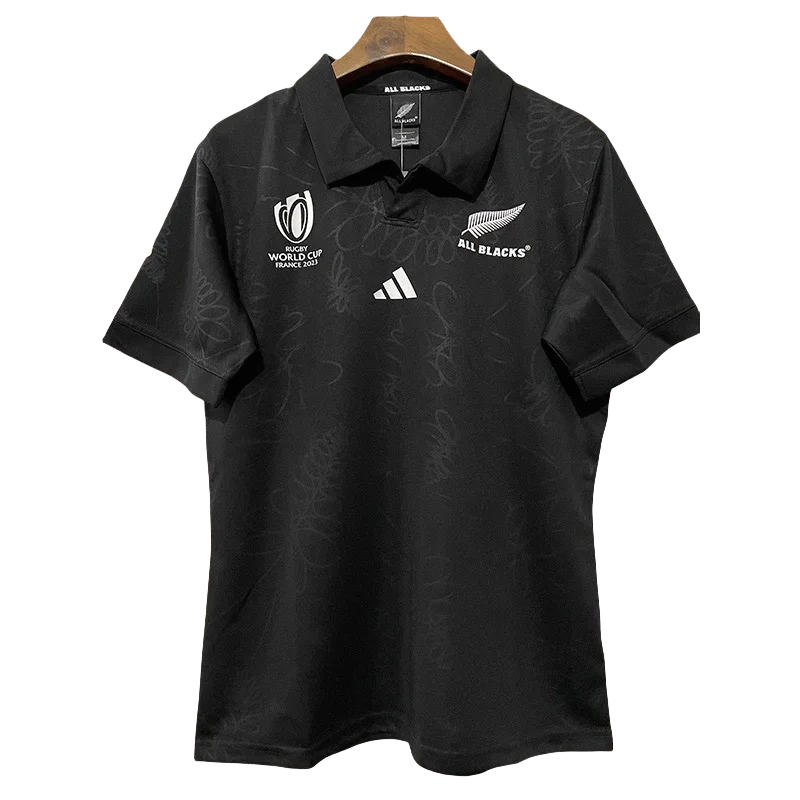 2023 New Zealand RUGBY WORLD CUP Home Rugby Jersey