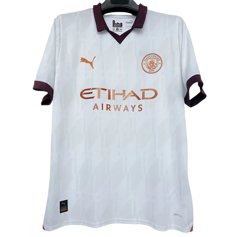 23-24 Man City Away Fans Soccer Jersey