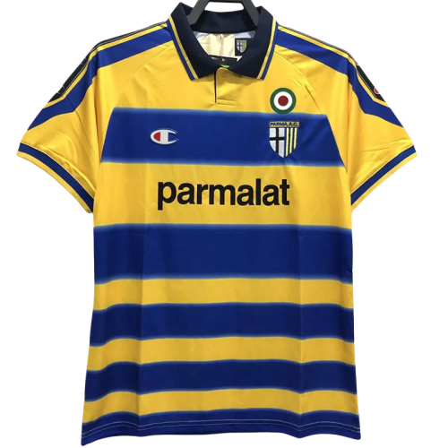 1999-2000 Parma Away Yellow Retro Soccer Jersey