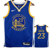 22-23 WARRIORS GREEN #23 Blue Top Quality Hot Pressing NBA Jersey