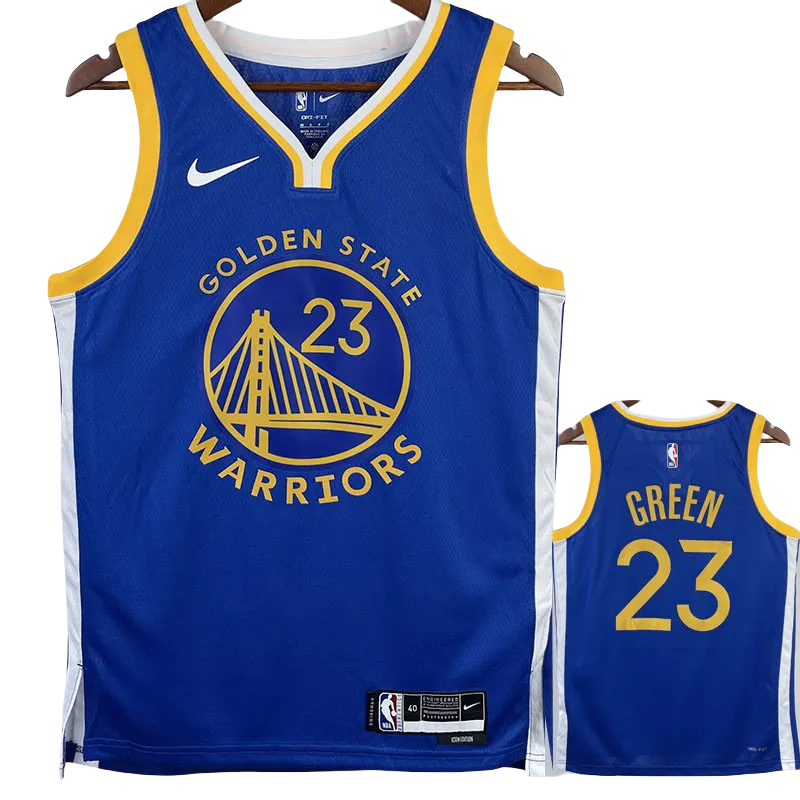 22-23 WARRIORS GREEN #23 Blue Top Quality Hot Pressing NBA Jersey