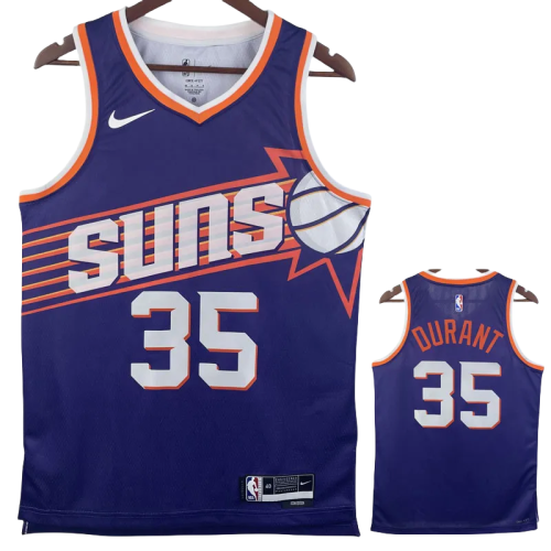 23-24 SUNS DURANT #35 Purple Top Quality Hot Pressing NBA Jersey