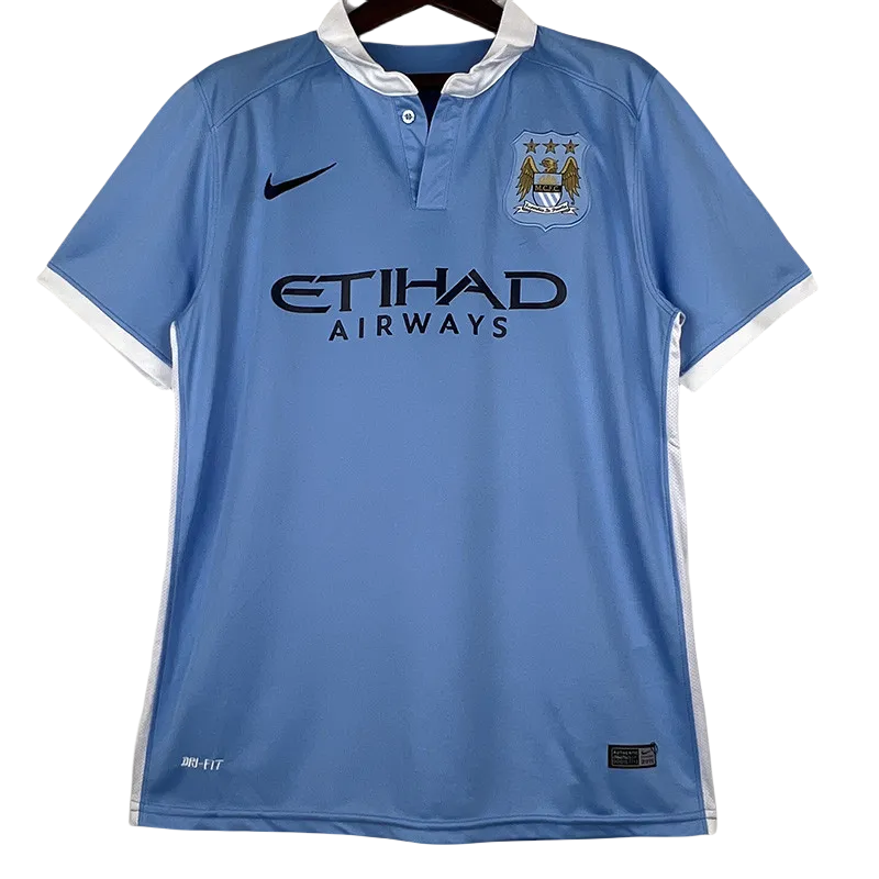 2015-2016 Man City Home Retro Soccer Jersey