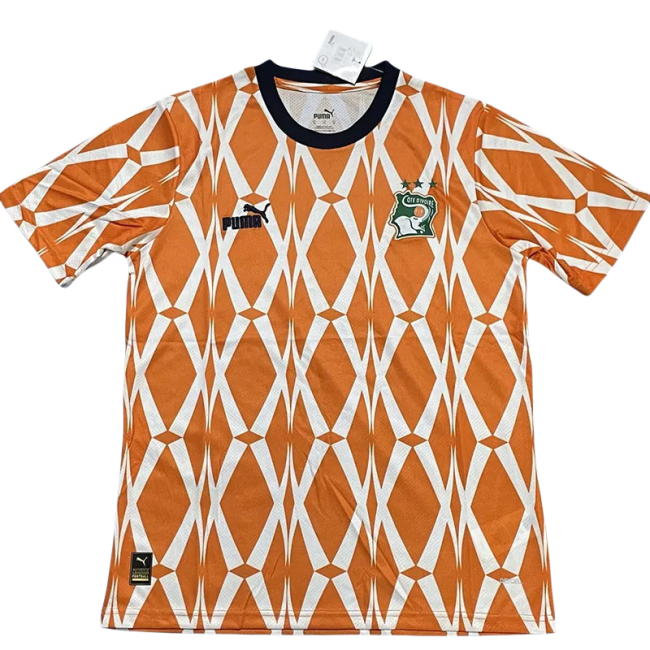 23-24 Ivory coast Orange Special Edition Fans Soccer Jersey