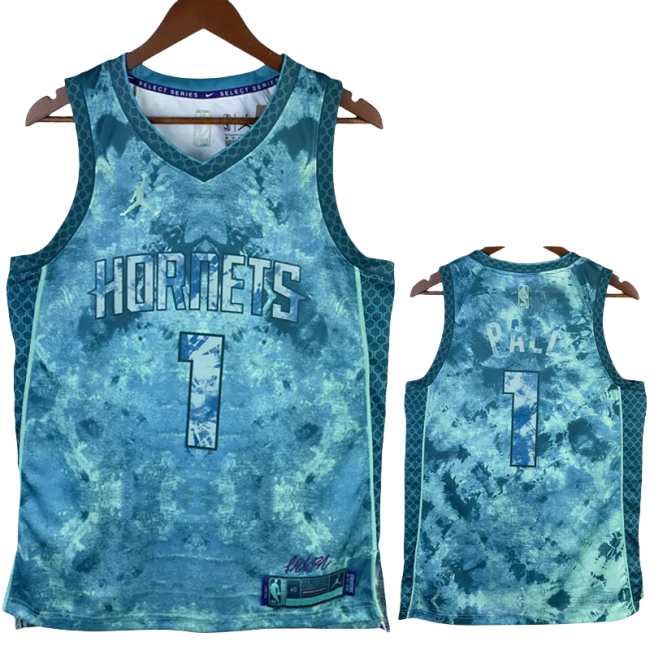 22-23 HORNETS PALL #6 Green Top Quality Hot Pressing NBA Jersey