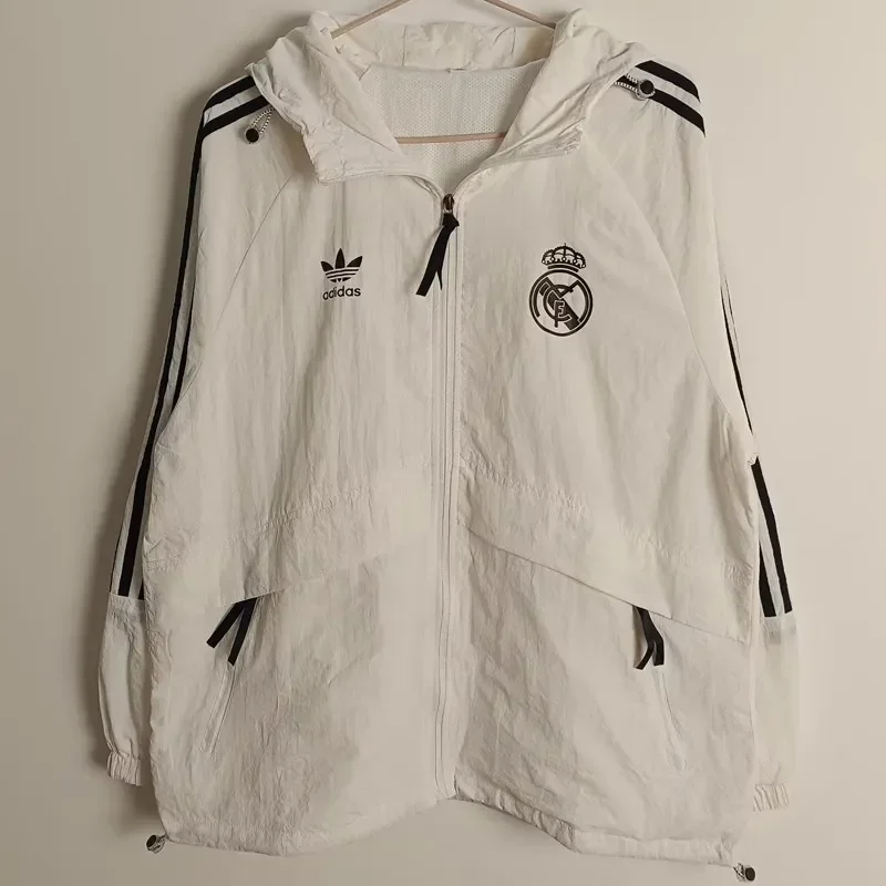 24-25Mens Real Madrid  Khaki Windbreaker