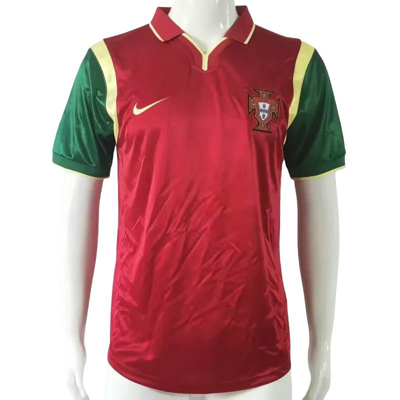 1999 Portugal Home Retro Soccer Jersey