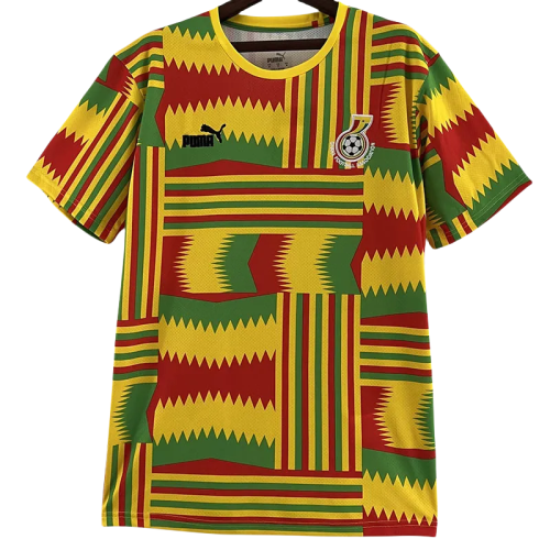23-24 Ghana Yellow Fans Soccer Jersey