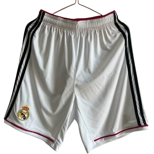 2014-2015  Real Madrid Home White Retro Shorts Pants