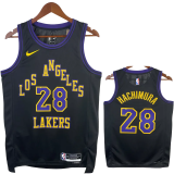 23-24 LAKERS HACHIMURA #28 Black City Edition Top Quality Hot Pressing NBA Jersey