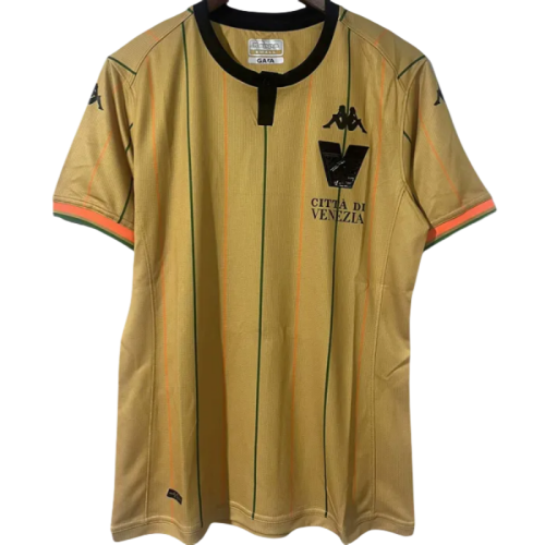 23-24 Venezia FC Yellow Fans Soccer Jersey