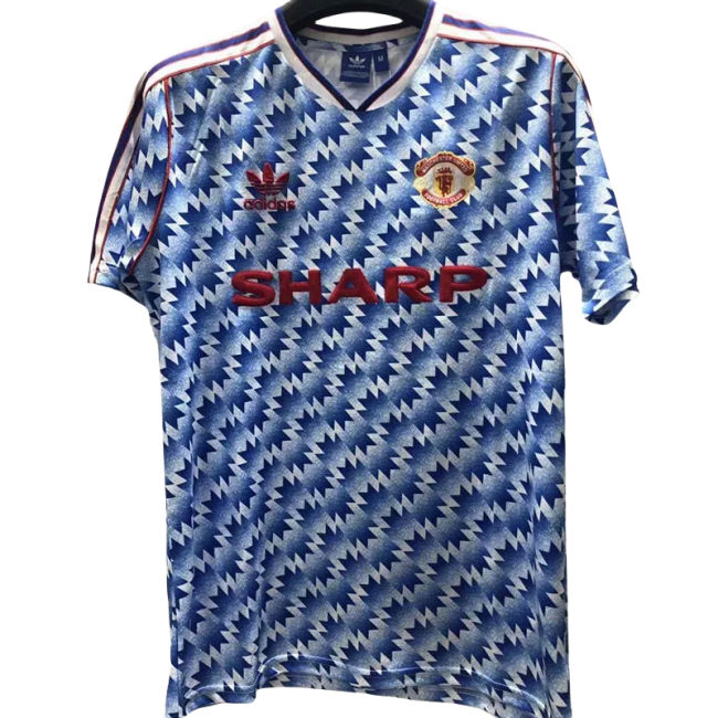 1990-1992 Man Utd Away Retro Soccer Jersey