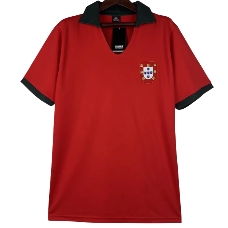 1972 Portugal Home Retro Soccer Jersey