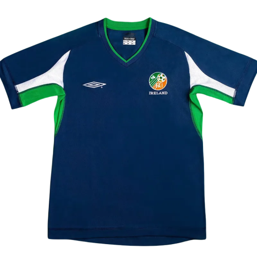 2002 Ireland Royal blue Retro Training Shirts