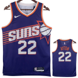23-24 SUNS AYTON #22 Purple Top Quality Hot Pressing NBA Jersey