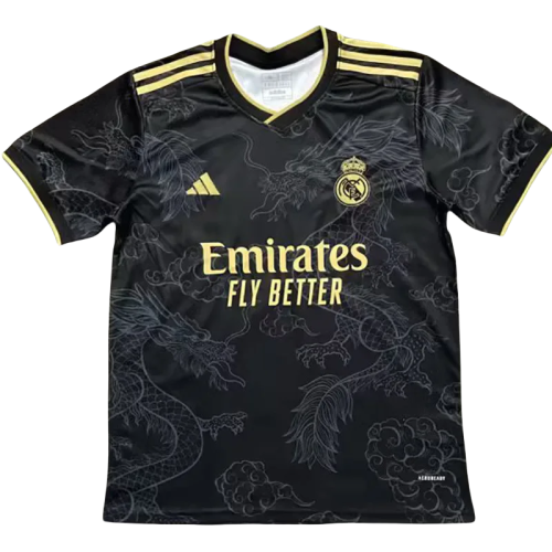 2023 Real Madrid Black Special Edition Fans Training Shirts