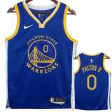 22-23 WARRIORS PAYTON II #0 Blue Top Quality Hot Pressing NBA Jersey