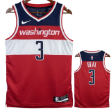 22-23 Wizards BEAL #3 Red Top Quality Hot Pressing NBA Jersey