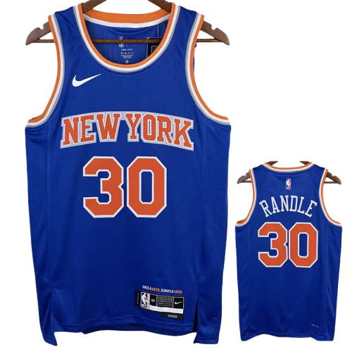 22-23 KNICKS RANDLE #30 Blue Top Quality Hot Pressing NBA Jersey