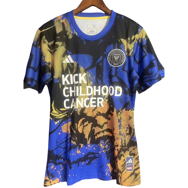 23-24 Inter Miami Blue Black Training Shirts