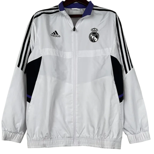 23-24  Real Madrid   White Black Windbreaker