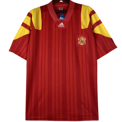 1992-1994 Spain Home Retro Soccer Jersey