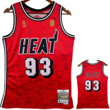 2023 HEAT & BAPE #93 Red Top Quality Hot Pressing NBA Jersey