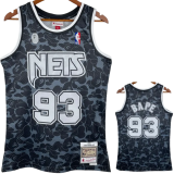 2023 NETS & BAPE #93 Black Top Quality Hot Pressing NBA Jersey