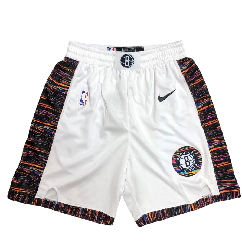 NETS White Edition Top Quality NBA Pants