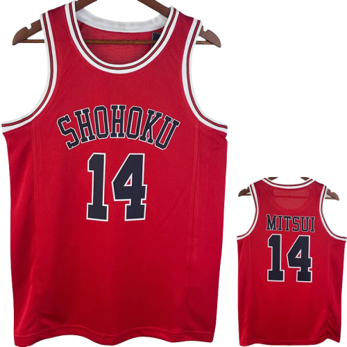 2023 SHOHOKU MITSUI #14 Red Top Quality Hot Pressing NBA Jersey