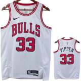 22-23 BULLS PIPPEN #33 White Top Quality Hot Pressing NBA Jersey