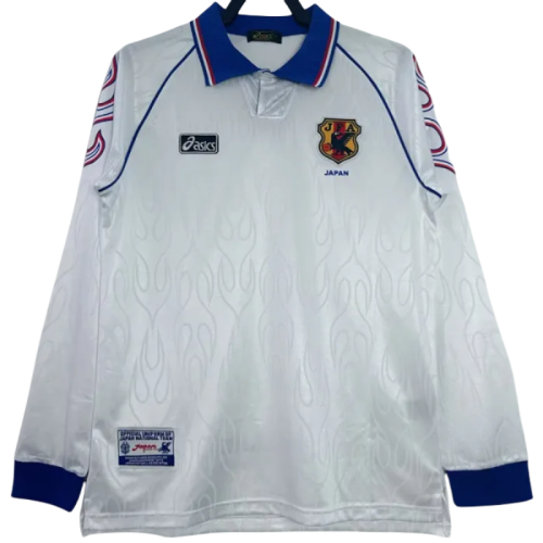 1998 Japan Away Long Sleeve Retro Soccer Jersey