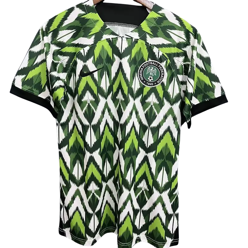 23-24 Nigeria Green White Training shirts