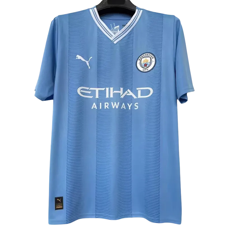 23-24 Man City Home Fans Soccer Jersey