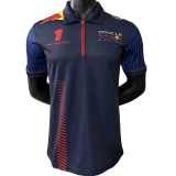 2023 F1 Red Bull #1 Royal Blue Polo Red Racing Suit