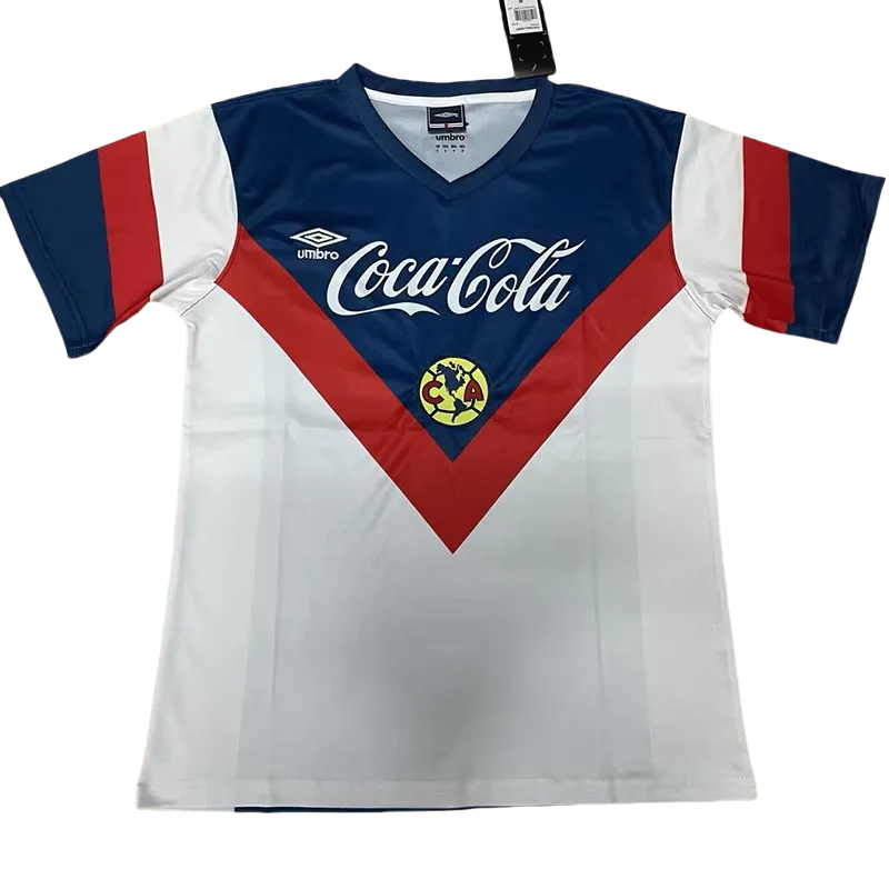 1993-1994 Club America White Retro Soccer Jersey