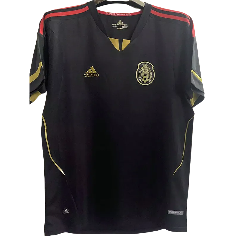 2011-2012 Mexico Away Black Retro Soccer Jersey