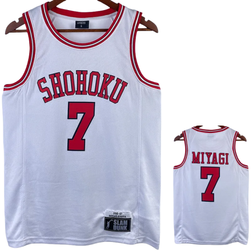 2023 SHOHOKU MIYAGI #7 White Top Quality Hot Pressing NBA Jersey
