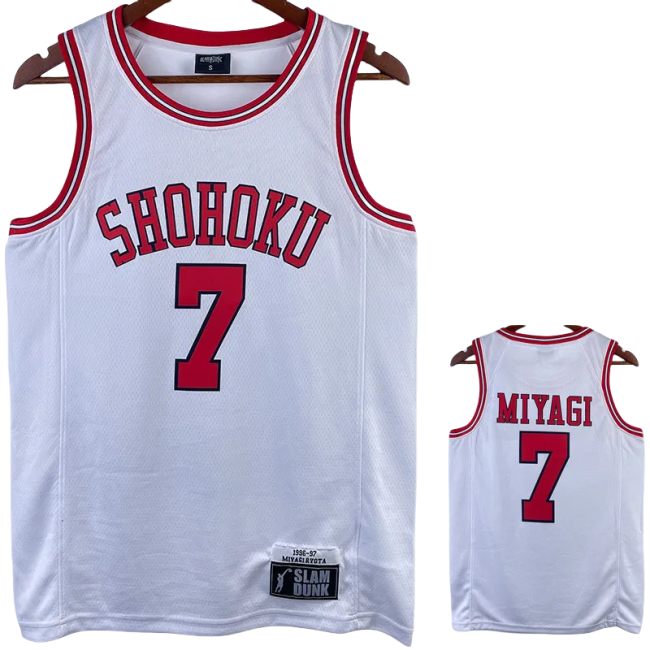 2023 SHOHOKU MIYAGI #7 White Top Quality Hot Pressing NBA Jersey