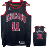 22-23 BULLS DEROZAN #11 Black Top Quality Hot Pressing NBA Jersey (Trapeze Edition)
